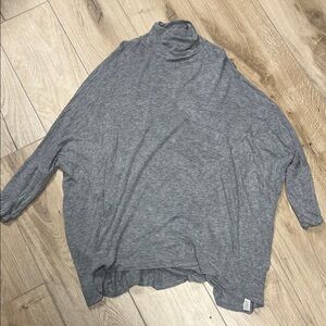 Free People Gray Turtleneck Sweater